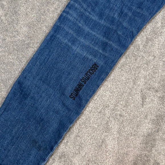 Diesel Denim Jeans Buster-P Regular Slim Tapered Graphic Print  Mens 31x29 - Picture 13 of 16